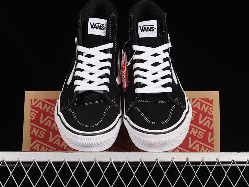 All categories Vans Vans series Vans Hi Vans high-top Vans Filmore Hi Vans official classic black and white high street retro casual skate shoes VN0A5HZLIJU
